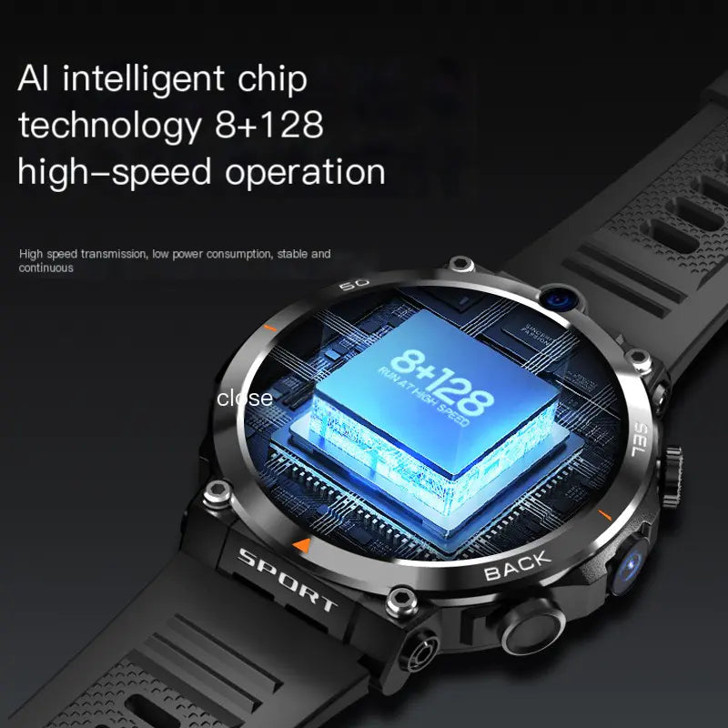 H10 Smart Watch with Dual Camera and Gaming Features