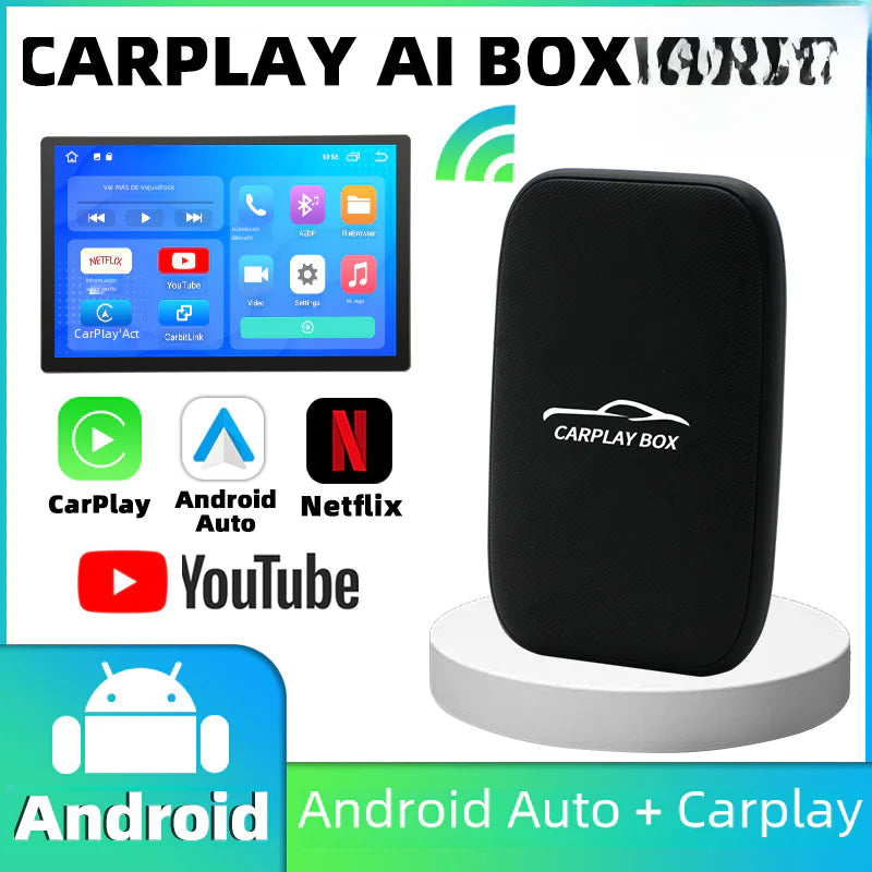 3-in-1 Wireless CarPlay Android Auto Converter