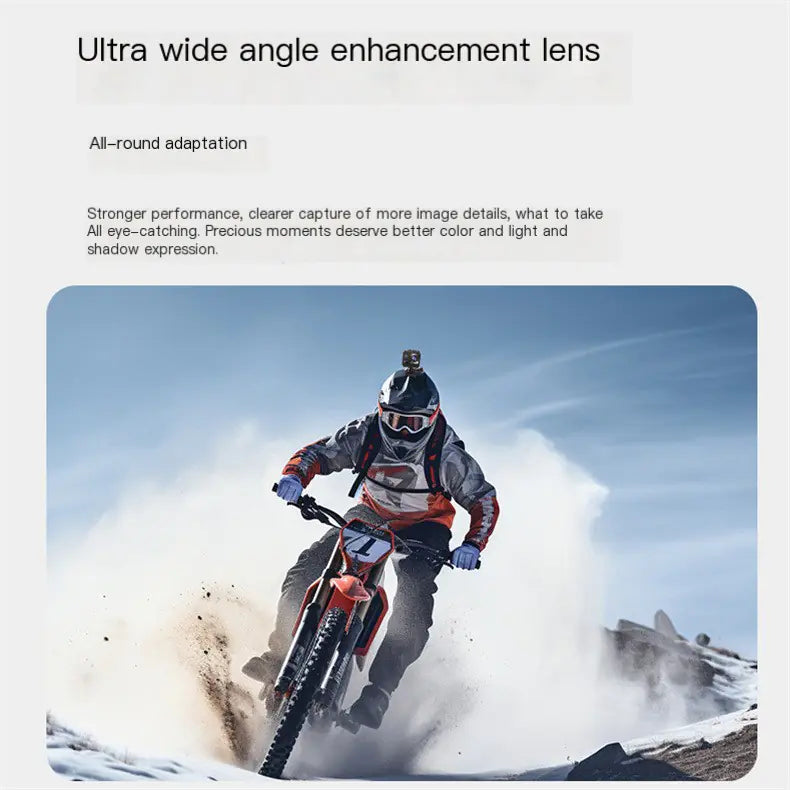 VIRAN 5K Action Camera for Outdoor and Diving Use