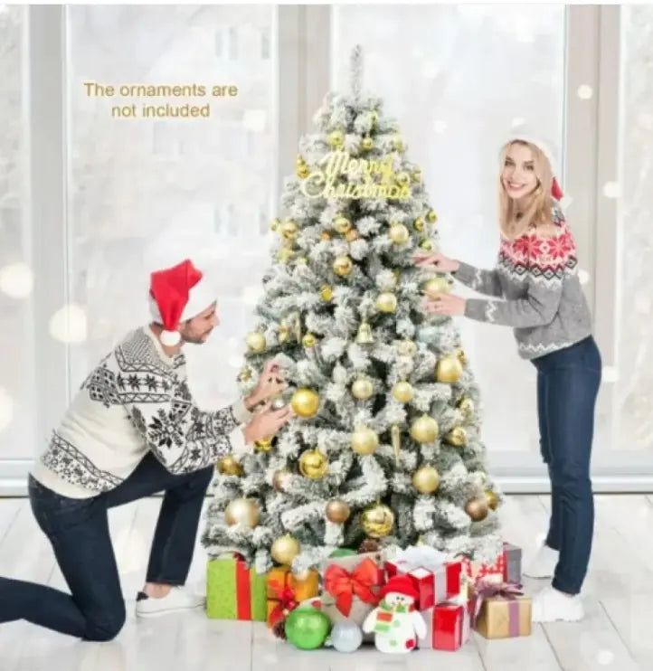 7.5ft Snow Flocked Artificial Christmas Tree