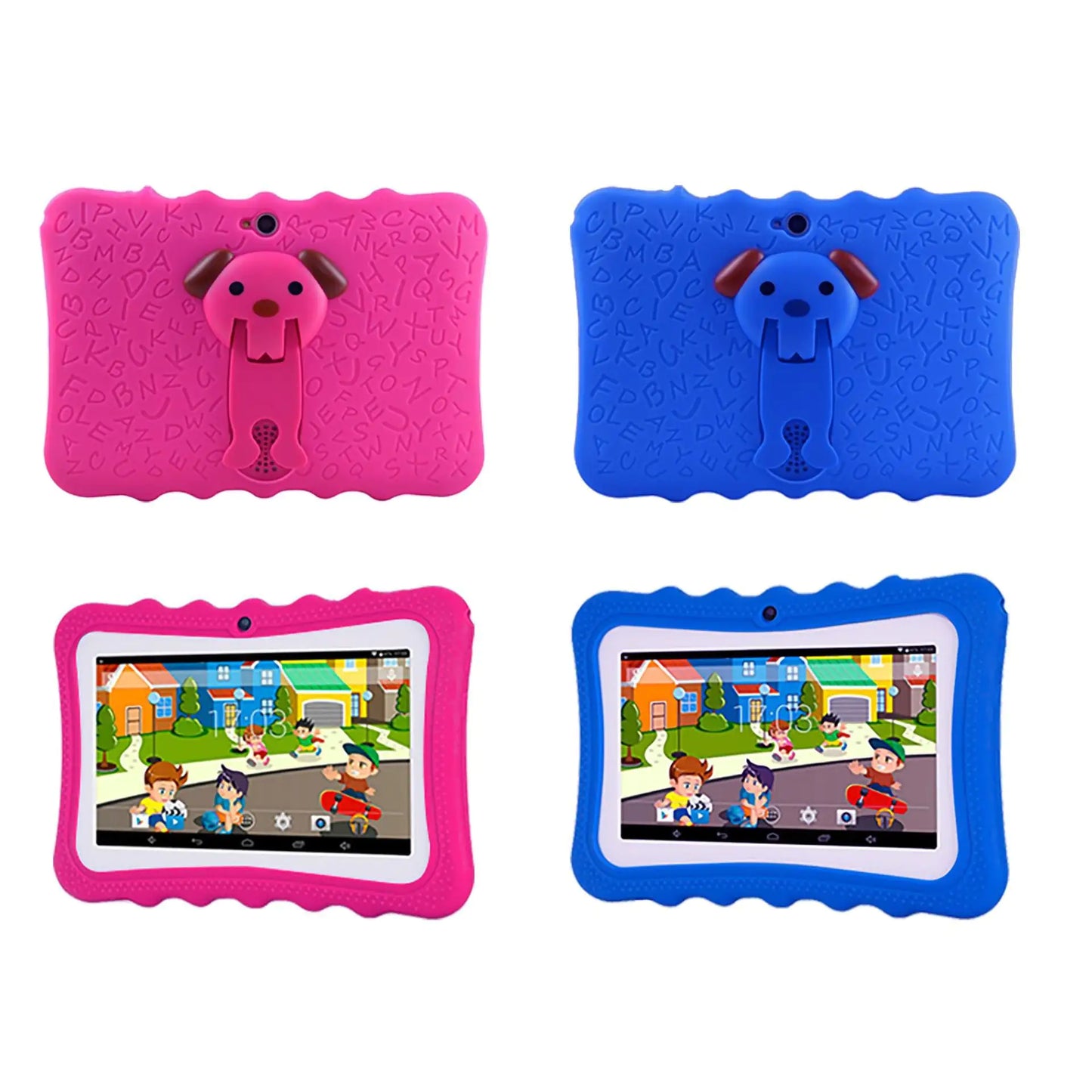 7" Android Kids Tablet with WiFi & Leather Case