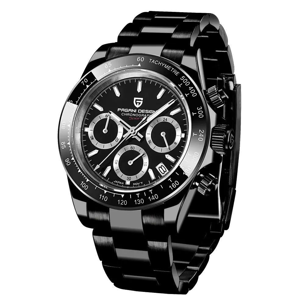 PAGANI Men's Multifunction Waterproof Quartz Watch 1644