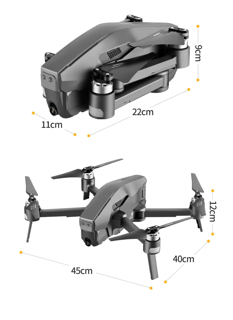 Professional 4K HD Foldable GPS Drone with Long Battery