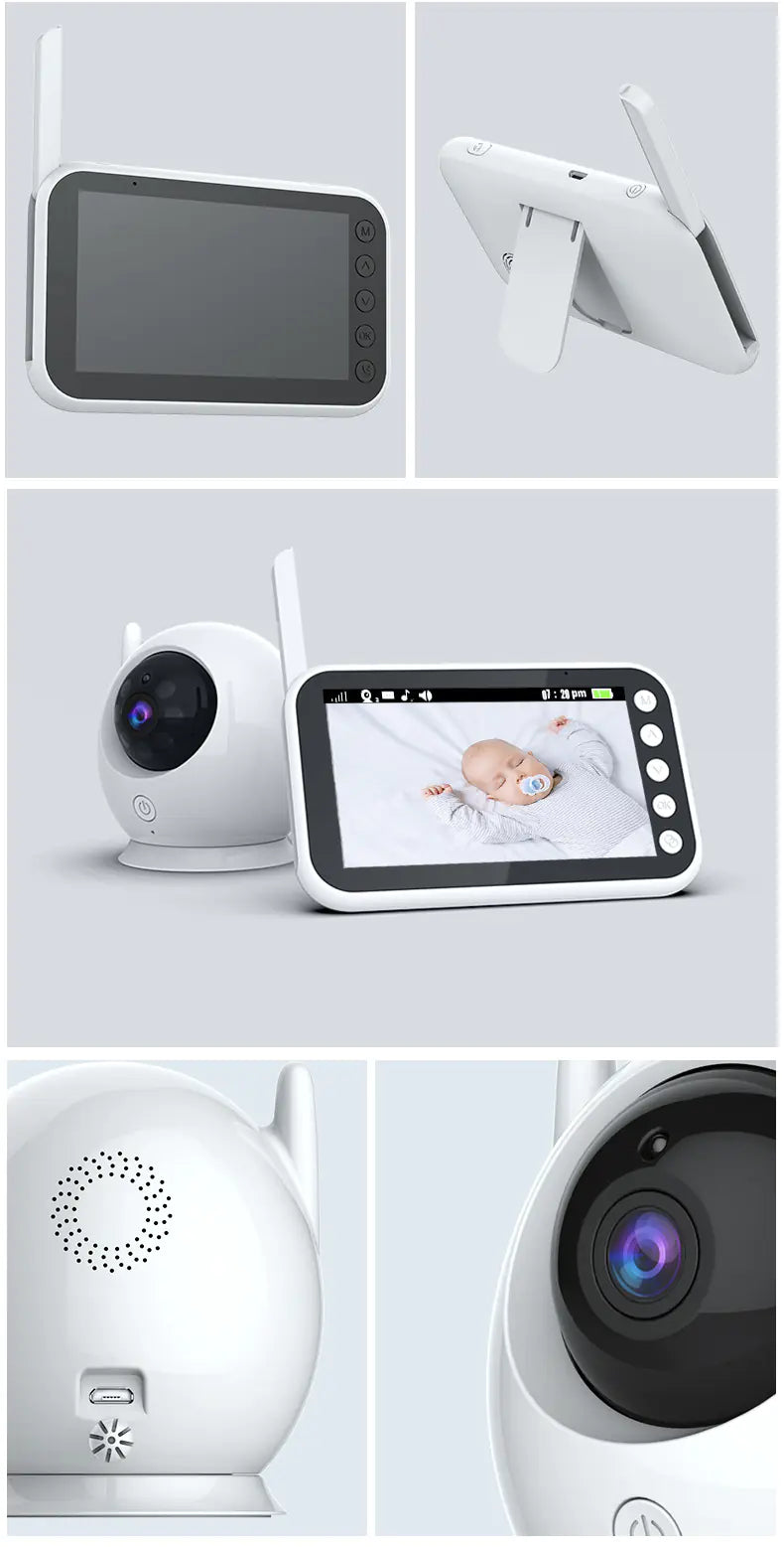 4.3-Inch HD Baby Monitor and Caregiver Device
