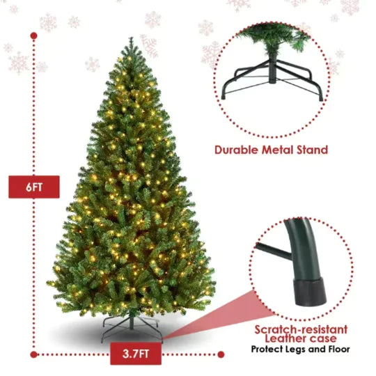 Pre-Lit Christmas Tree with Warm White Lights