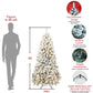 Pre-Lit Flocked Artificial Christmas Tree