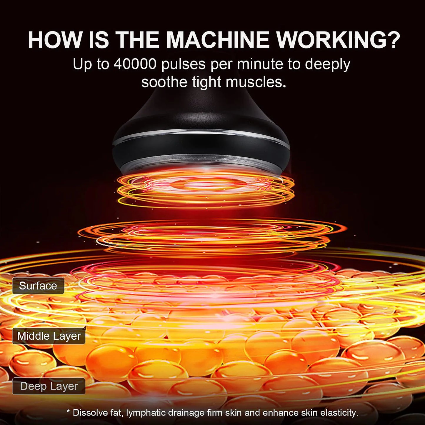 S-Shape Fat Loss Device with RF and Vacuum Therapy