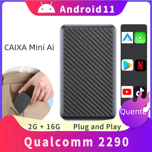 Smart Car Box with Wireless CarPlay and Android AI