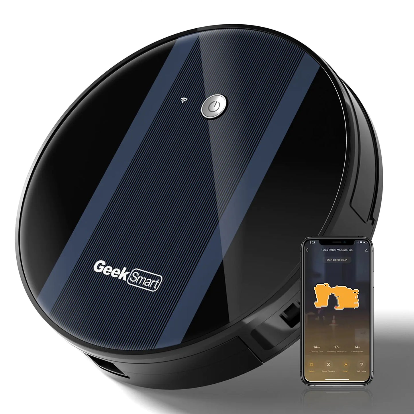 Geek Smart Robot Vacuum Cleaner G6 Plus - Ultra-Thin