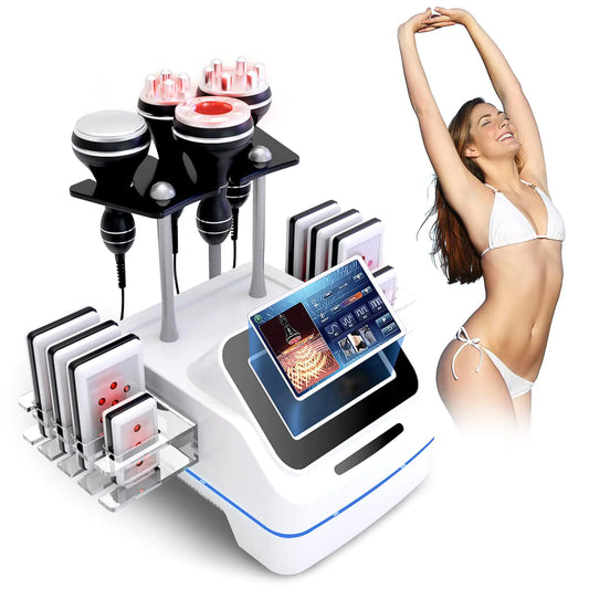 S-Shape Fat Loss Device with RF and Vacuum Therapy