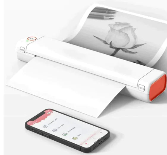 Portable Wireless A4 Thermal Printer (Single Unit)