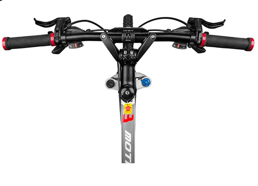 Foldable Mountain Bike with Cross Handle Design