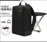 Foldable Business Backpack with Chair for Travel