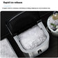 Small 16kg Chewing Ice Maker & Automatic Ice Crusher - Silver