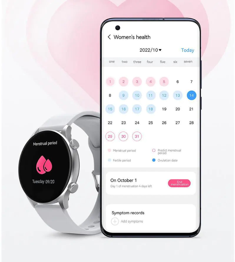 Bluetooth Smartwatch with Heart Rate and Oxygen Monitor