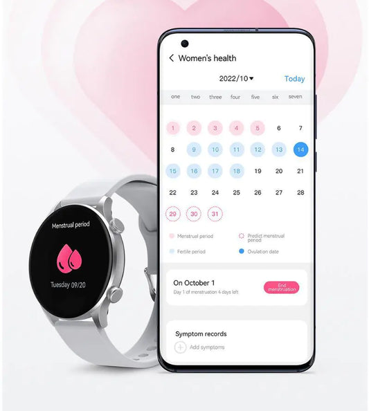 Bluetooth Smartwatch with Heart Rate and Oxygen Monitor