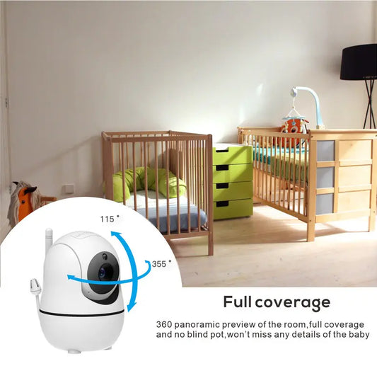 SM50 5" HD Rotating Baby Monitor with Night Vision